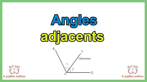Qu Est Ce Qu Un Angle Adjacent Angles adjacents (Qu'est ce qu'un angle adjacent) - YouTube